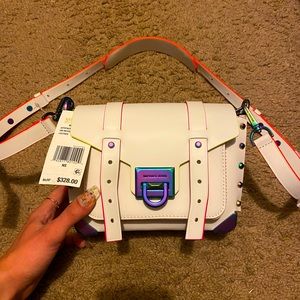 🆕MK Manhattan Optic White Crossbody Bag